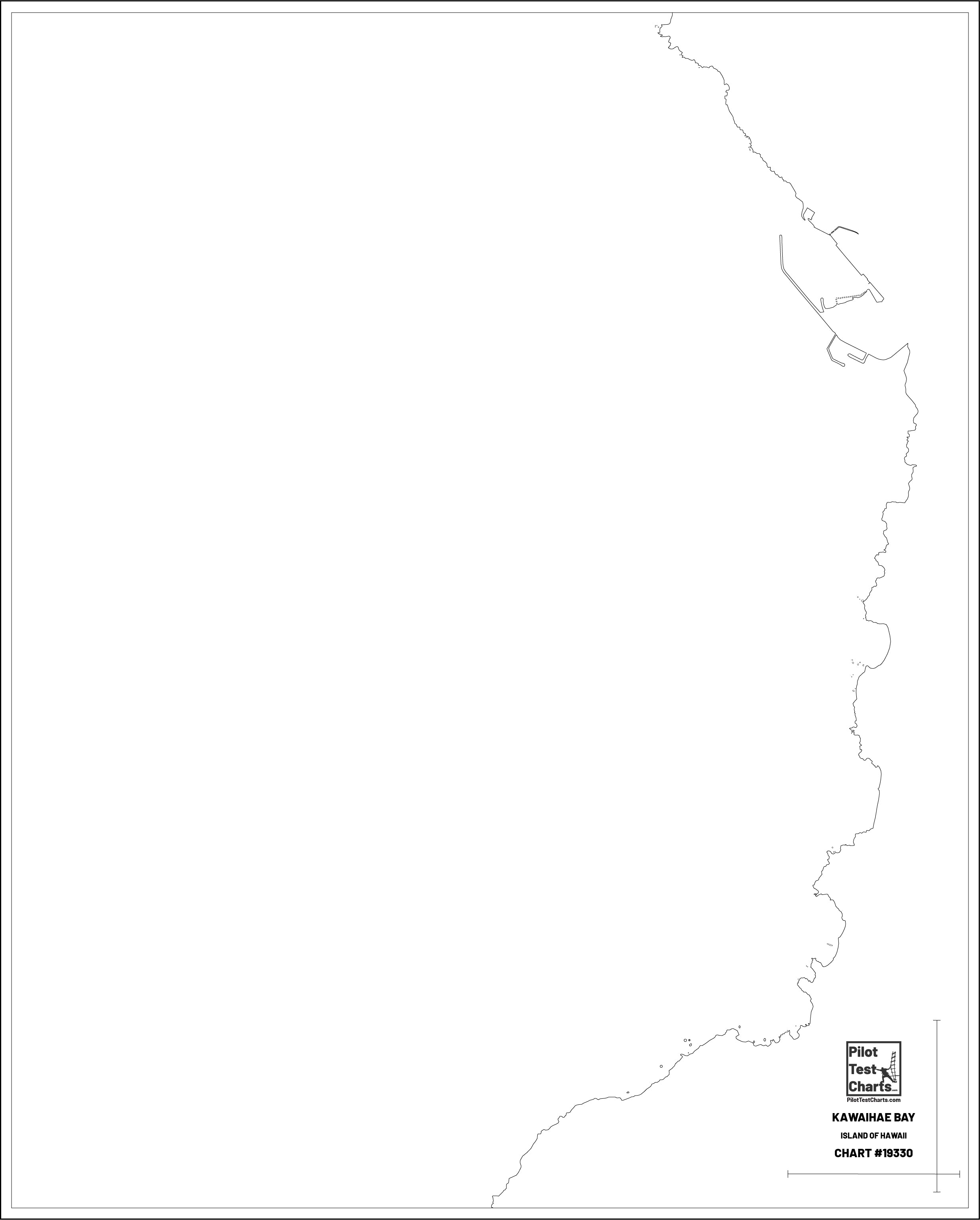 Kawaihae Bay, Island of Hawaii Chart 19330 Pilot Test Charts