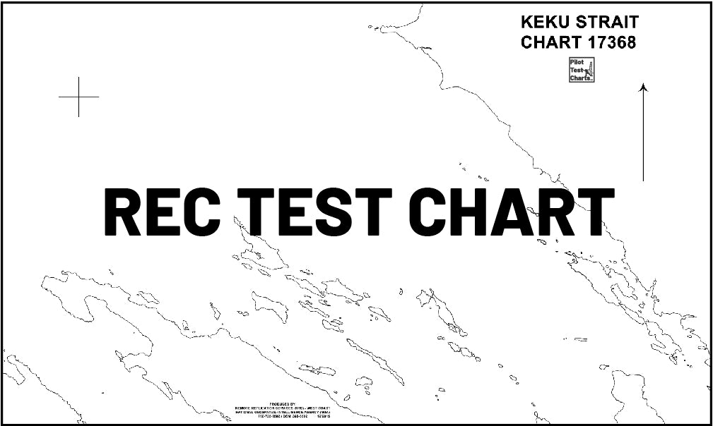 #17368 Keku Strait, SE Alaska - and REC TEST CHARTS