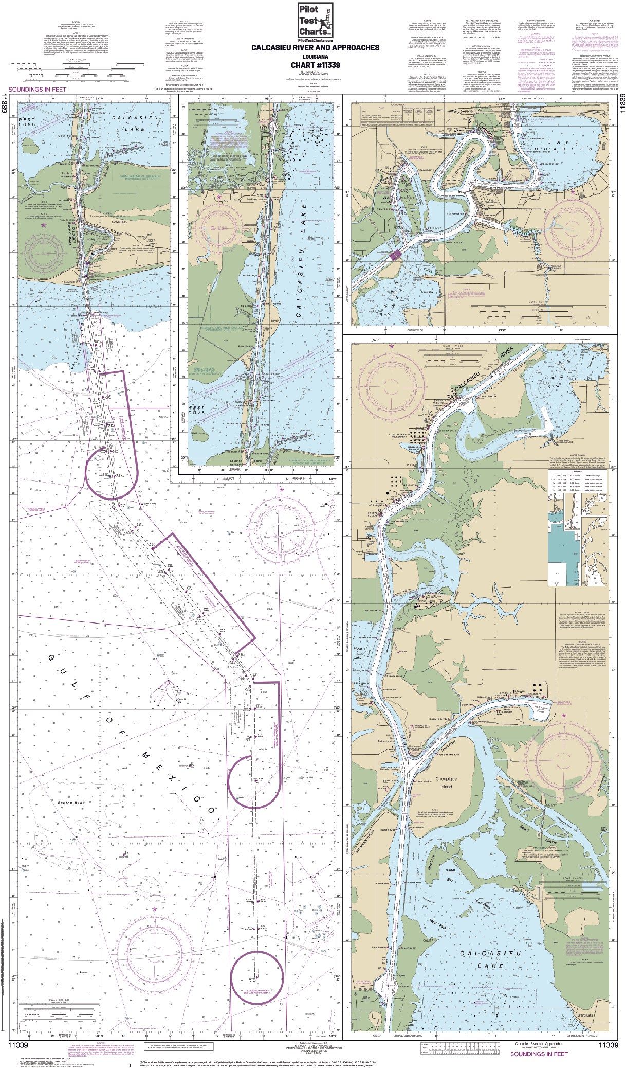 #11339 Calcasieu River and Approaches Chart