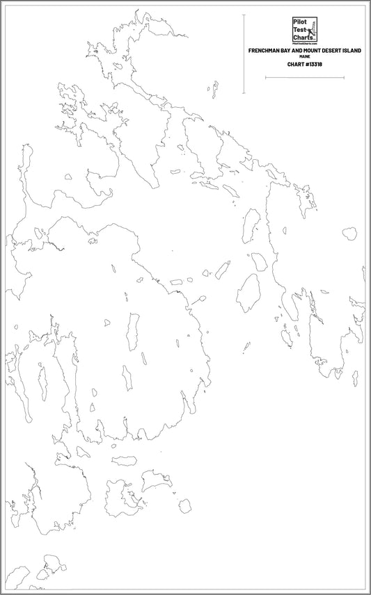 #13318 Frenchman Bay and Mount Desert Island, Maine Chart