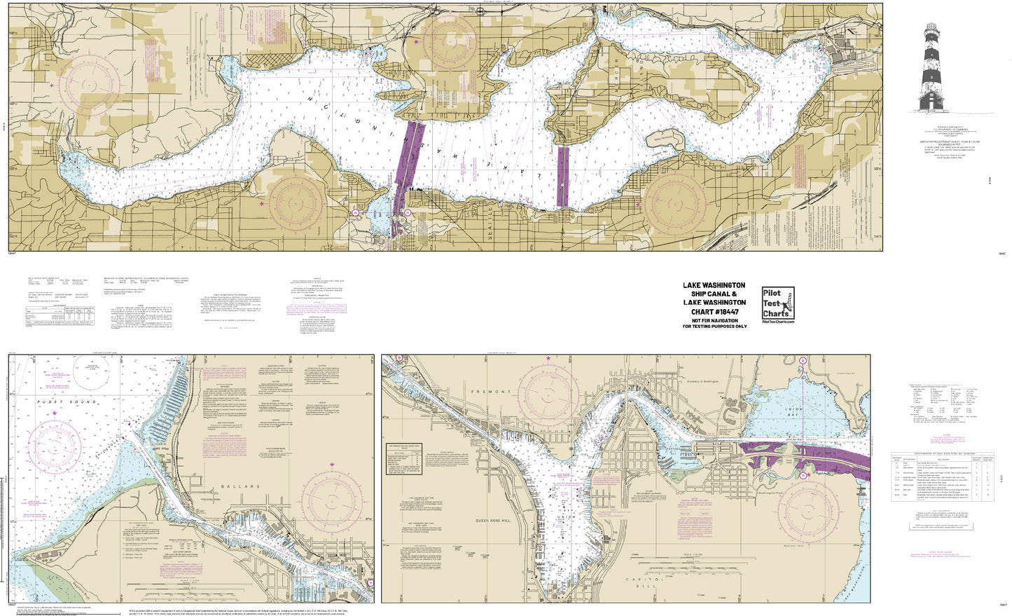 #18447 Lake Washington Ship Canal & Lake Washington Chart