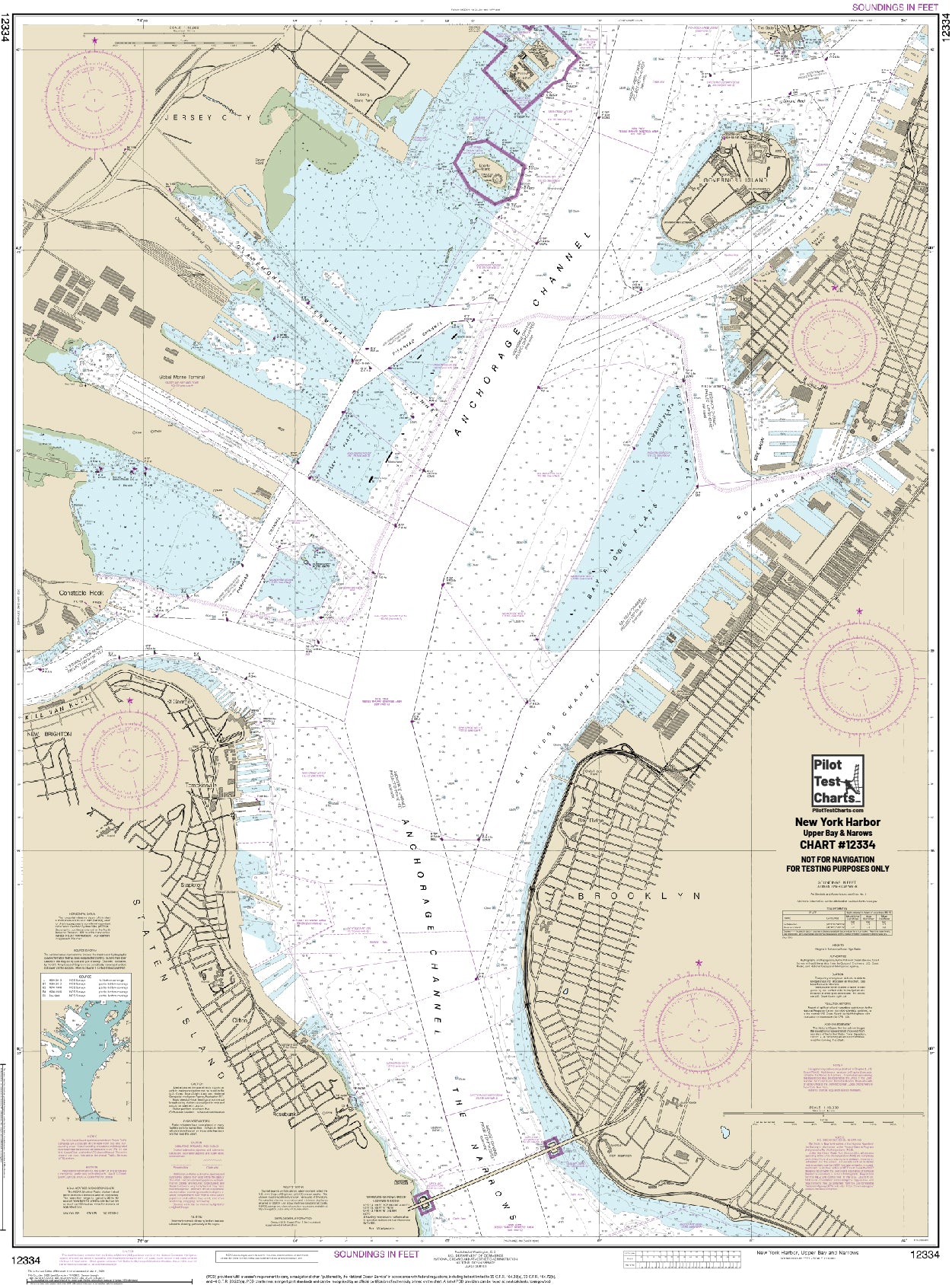 #12334 New York Harbor Chart