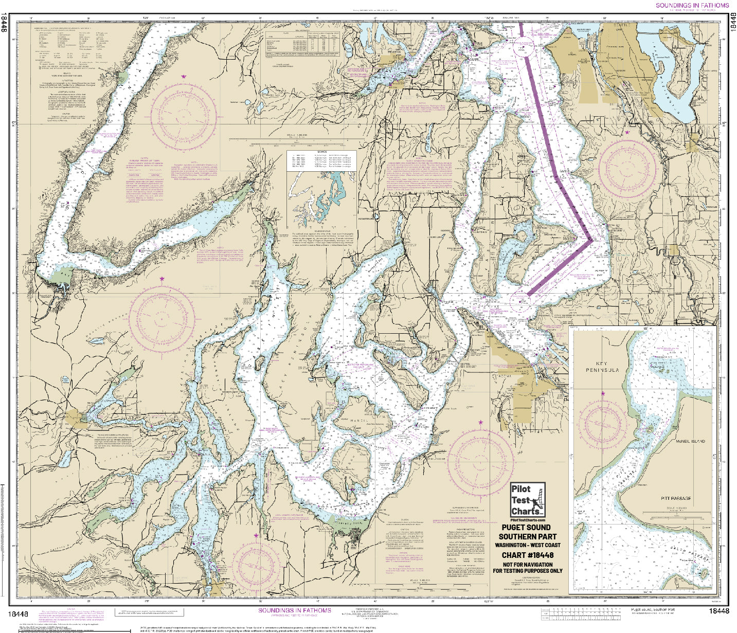 #18448 Puget Sound (Southern Part), Washington Chart
