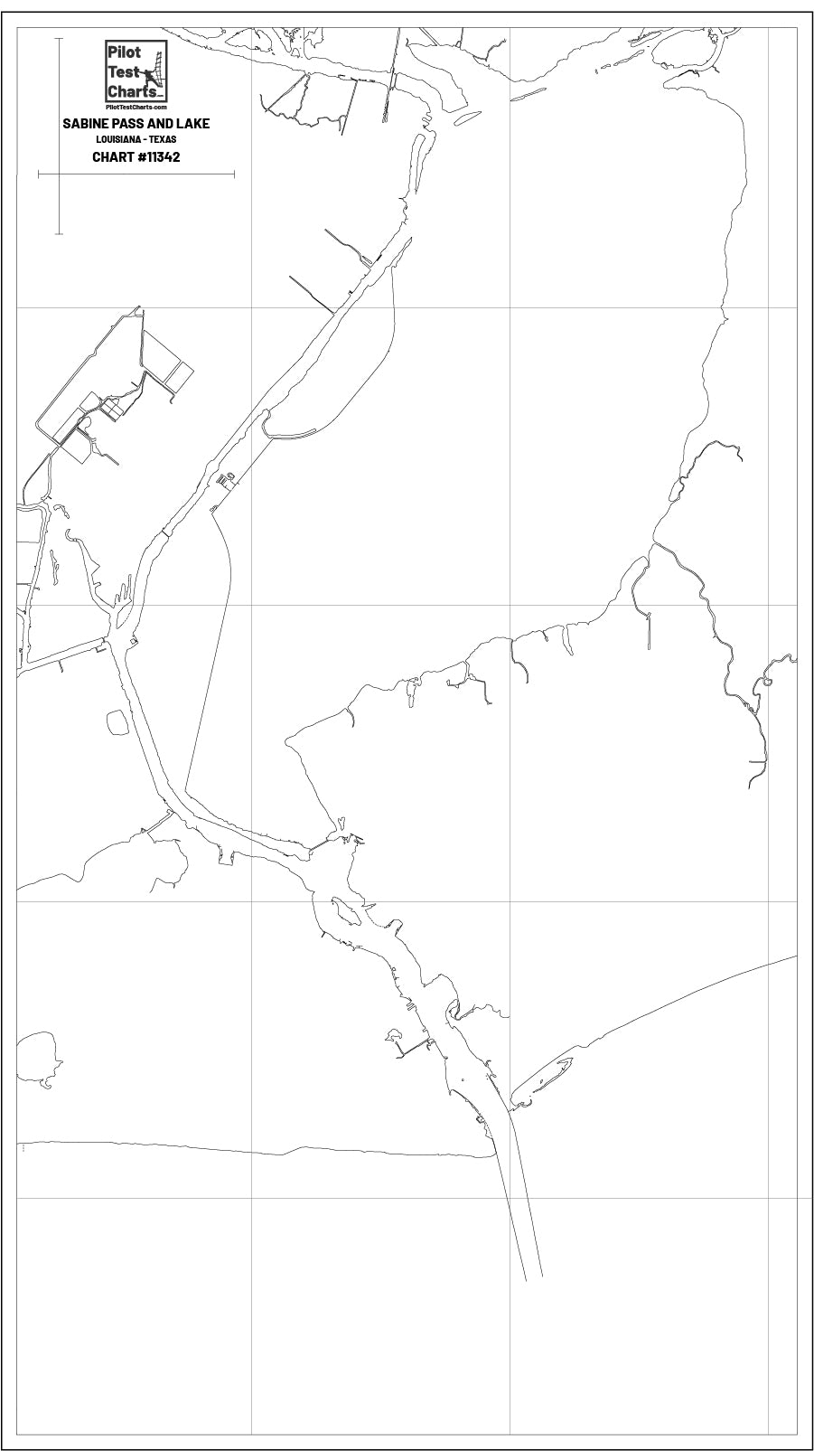 #11342 Sabine Pass and Lake Chart