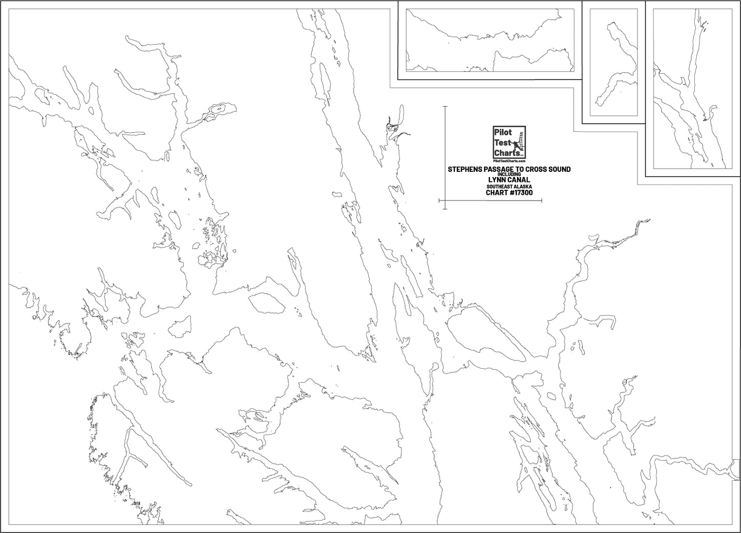 #17300 Stephans Passage To Cross Sound - Including Lynn Canal, Southeast Alaska