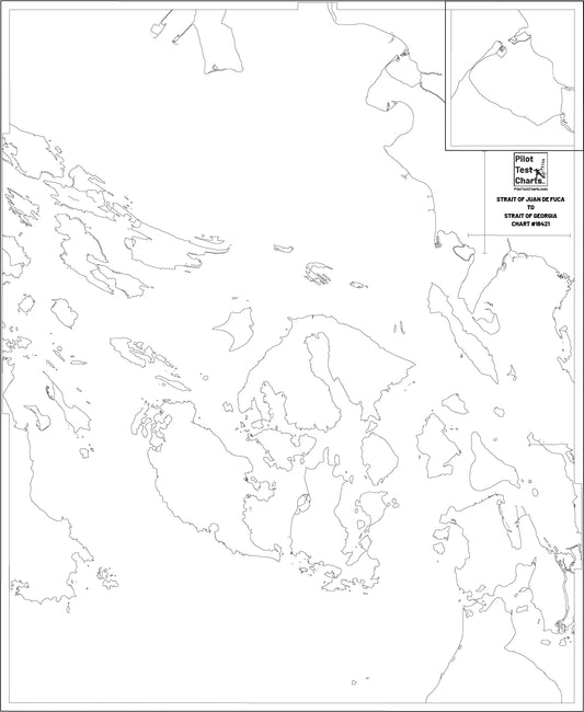 #18421 Strait of Juan De Fuca to Strait of Georgia, Washington Chart