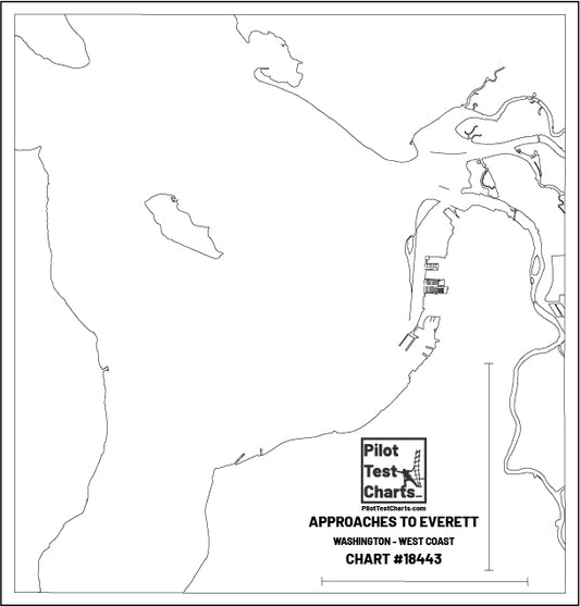 #18443 Approaches To Everett, Washington Chart