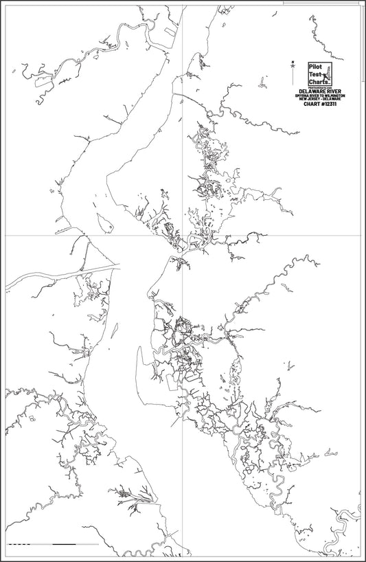 #12311 Delaware River, Smyrna River to Wilmington, New Jersey-Delaware Chart