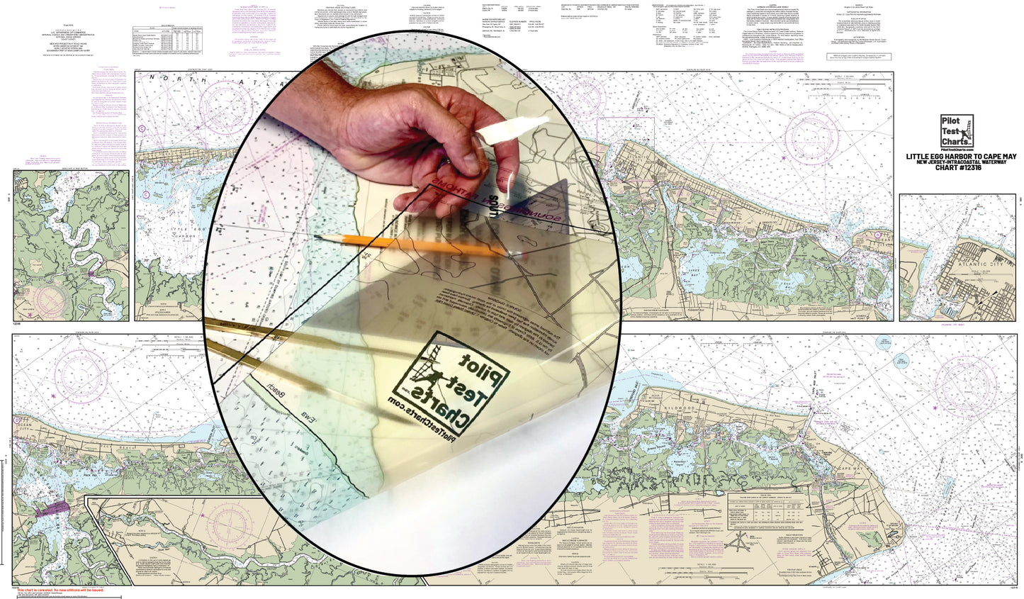 #12316 Little Egg Harbor to Cape May, New Jersey ICW Chart