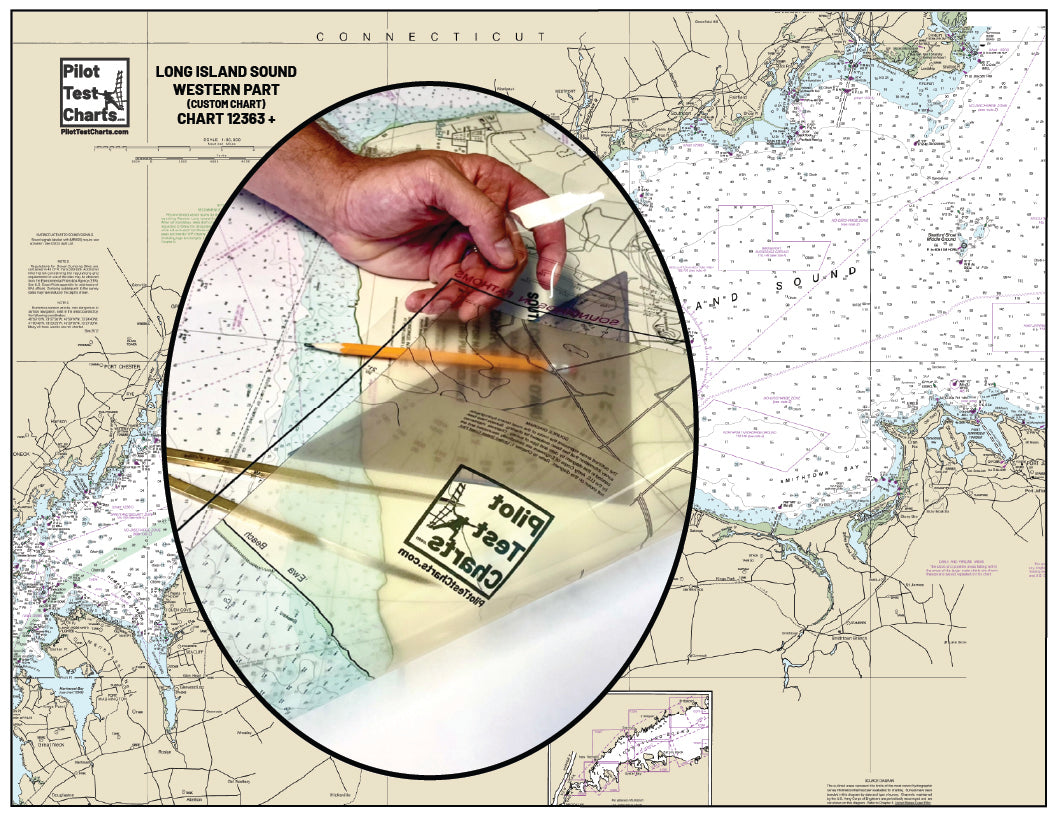 REC NY 12363 Long Island Sound - Western Part Custom Chart