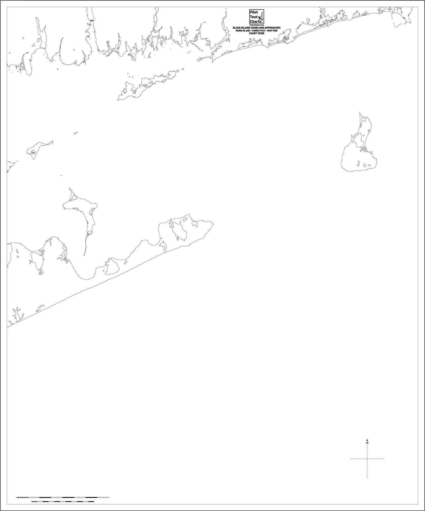 #13205 Block Island Sound and Approaches, Rhode Island-Connecticut-New York
