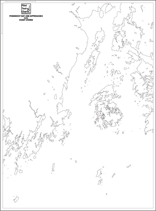 #13302 Penobscot Bay and Approaches, Maine Chart