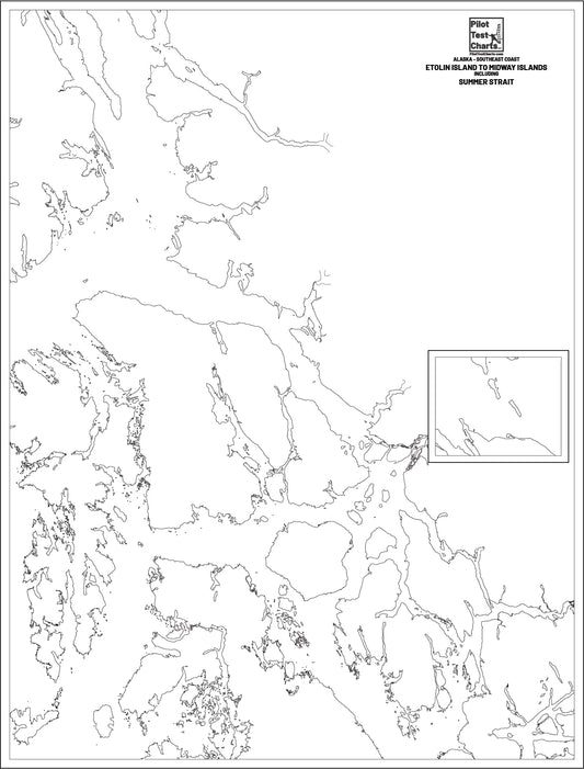 #17360 Etolin Island to Midway Islands Including Summer Strait, SE Alaska Chart