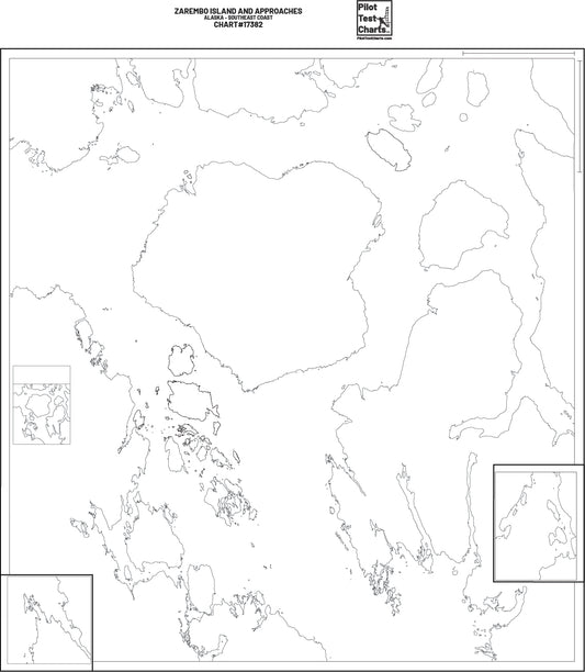 #17382 Zarembo Island and Approaches, SE Alaska Chart