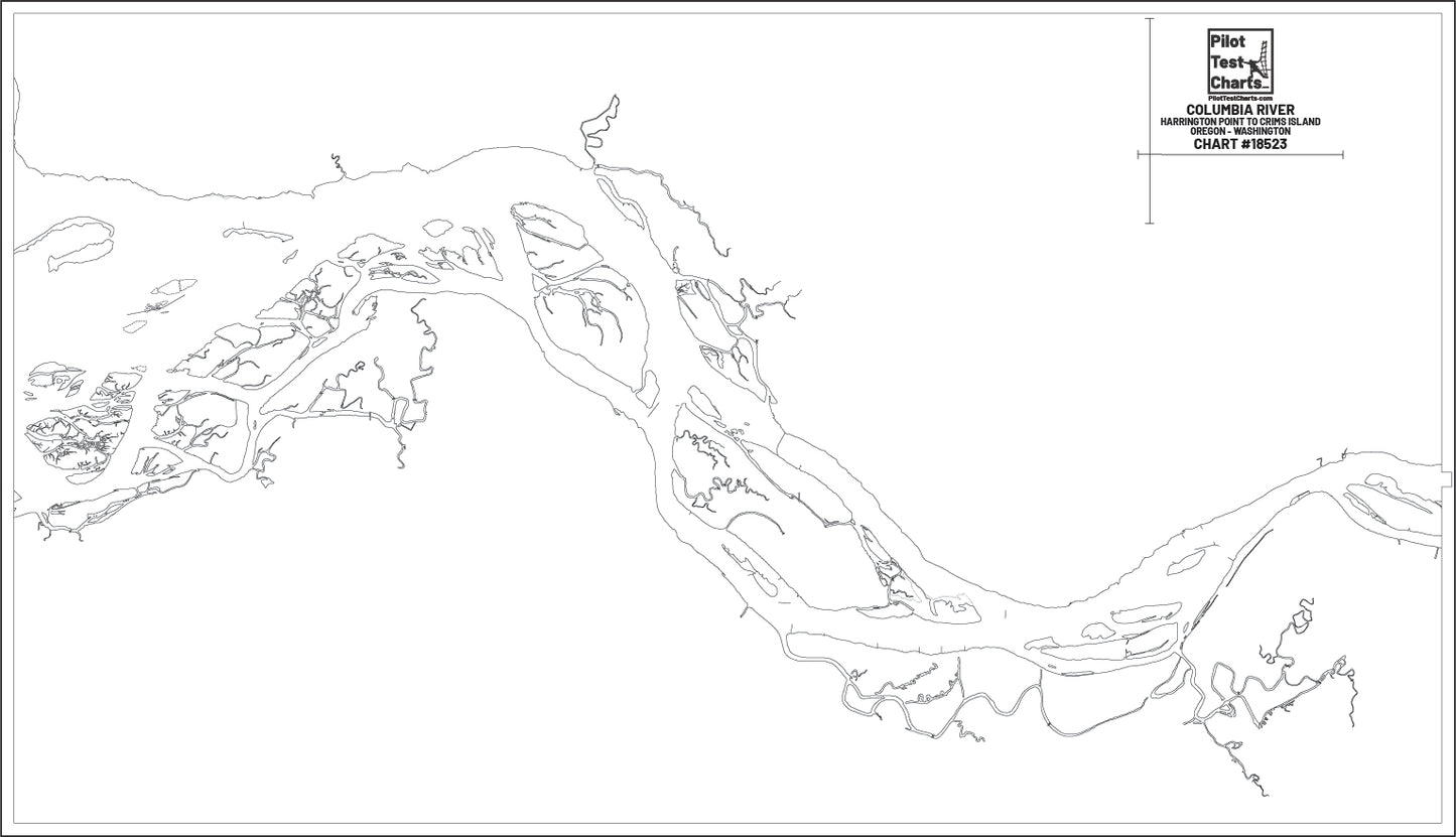 #18524 Columbia River, Crims Island to Saint Helens, Oregon - Washington