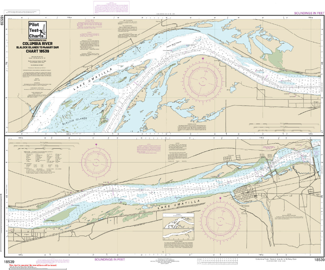 #18539 Columbia RIver, Blalock Islands to McNary Dam, OR/WA