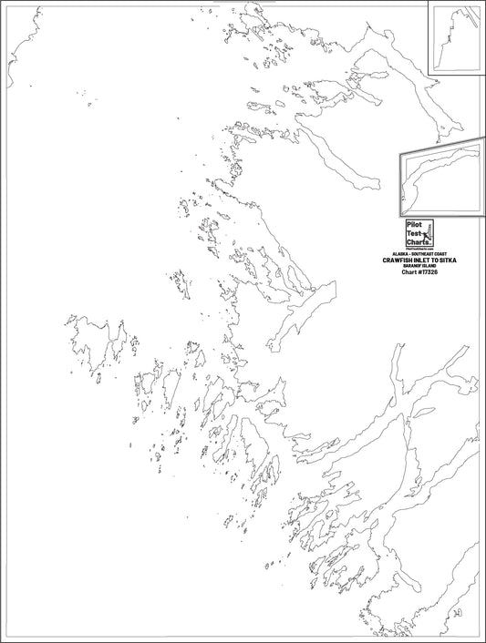 #17326 Crawfish Inlet to Sitka, Baranof Island, SE Alaska