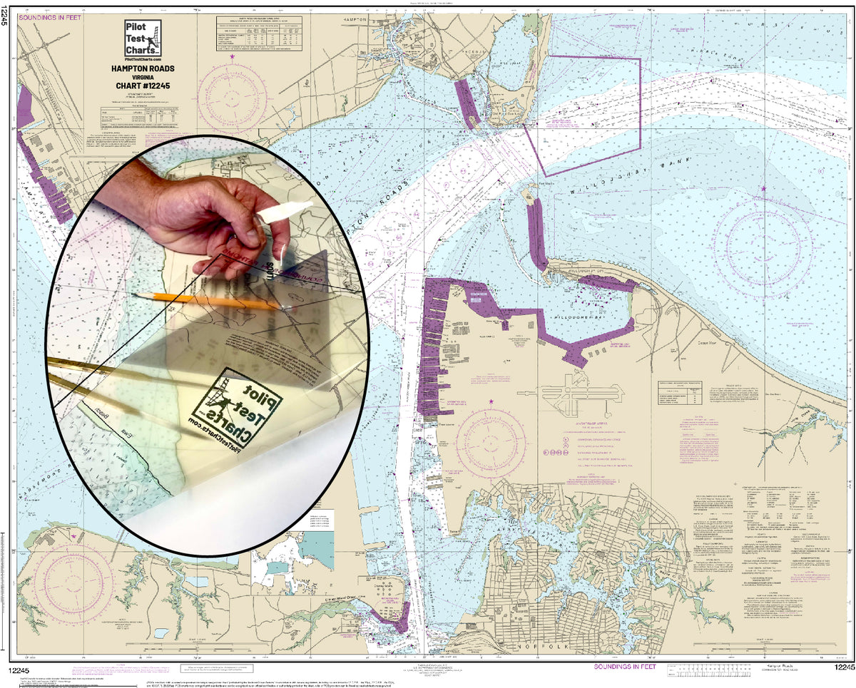12245 Hampton Roads, Virginia Chart Pilot Test Charts