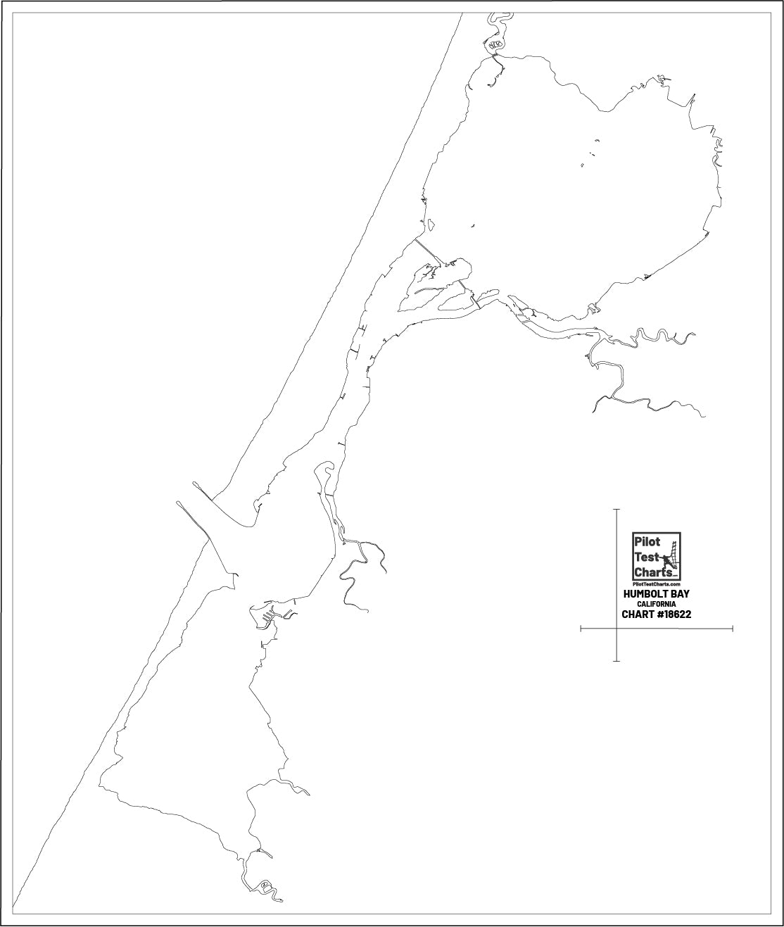 #18622 Humbolt Bay, California, Chart – Pilot Test Charts