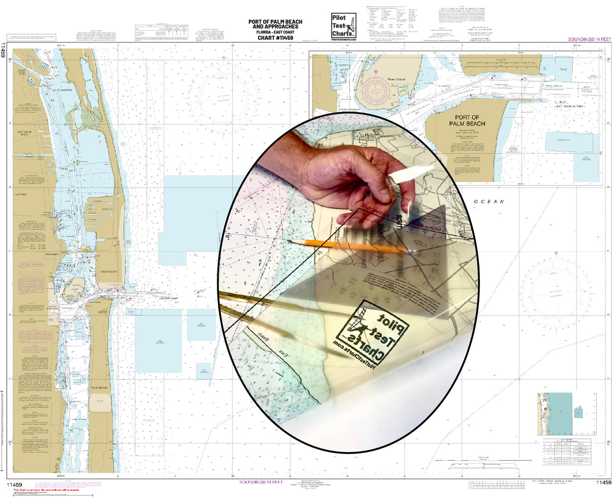 Lp Approach Chart.pdf #11459 Port of Palm Beach and Approaches Chart – Pilot Test Charts