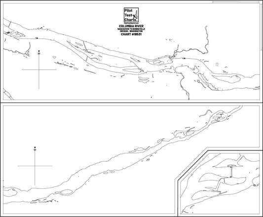 #18531 Columbia River, Vancouver to Bonneville, Oregon - Washington