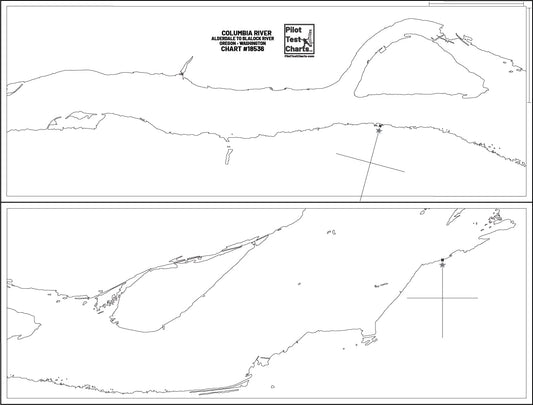 #18537 Columbia River, Alderdale to Blalock Islands, Oregon - Washington