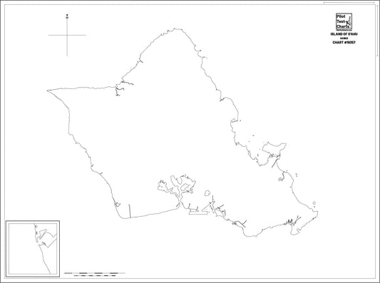 #19357 Island of O'ahu, Hawaii, Chart