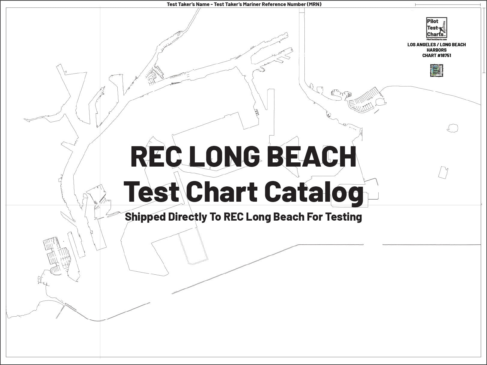 REC LONG BEACH Test Chart Catalog – Pilot Test Charts