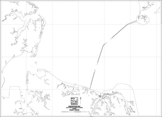 #12222 Chesapeake Bay, Cape Charles to Norfolk Harbor, Virginia