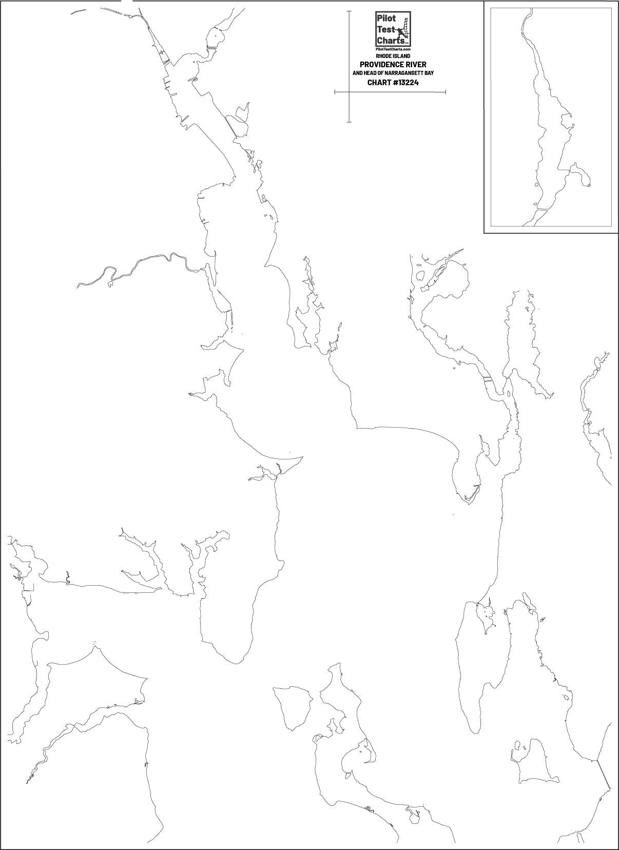 #13224 Providence River, Rhode Island Chart – Pilot Test Charts